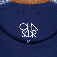 CHASER Shirt Mens Medium Blue Pullover Crew Graphic COOL T-Shirt Tee