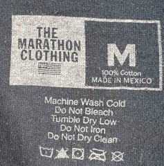 Marathon Clothing Crenshaw T Shirt Mens Medium Navy Blue Nipsey Hussle TMC
