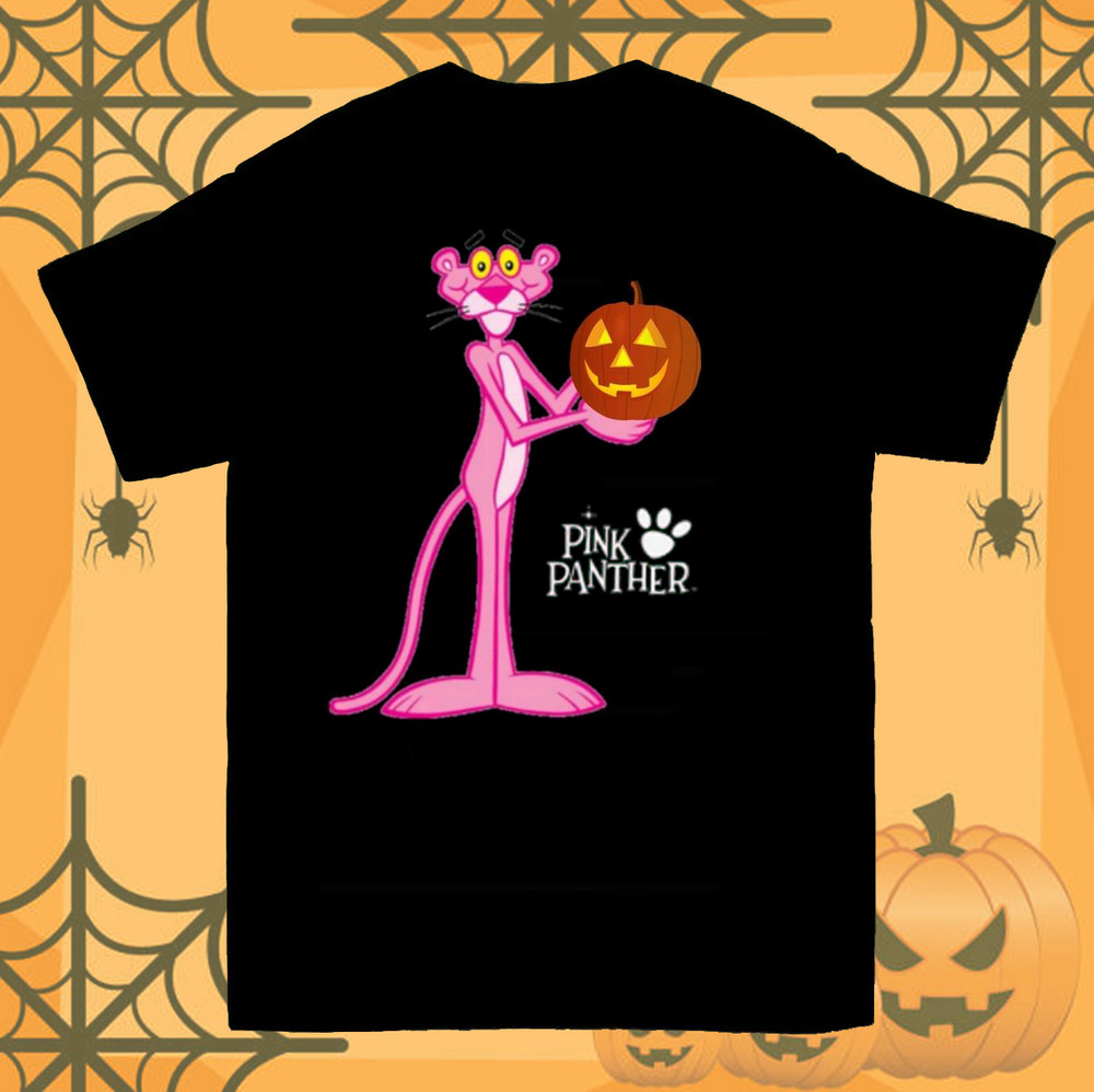 Rare Pink Panther Cotton Size S To 4XL Shirt Gift Halloween KK371