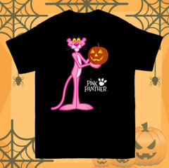 Rare Pink Panther Cotton Size S To 4XL Shirt Gift Halloween KK371