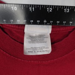 Vintage 90s Hanes Beefy-T Synchro Swimming Teamwork XL Red Graphic T Swim Team