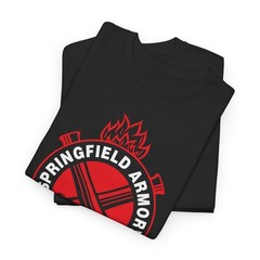 New Springfield Armory Logo Men’s T-Shirts American Size Tees