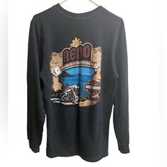 Harley Davidson Motorcycles Heather Grey Thermal Reno Nevada Graphic SZ L
