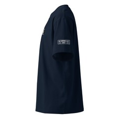Unisex organic oversized high neck t-shirt