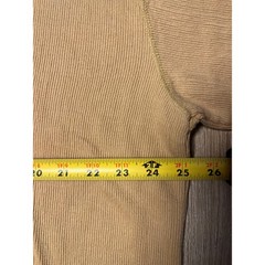 Dockers Henley Yellow Vintage Pullover TShirt Large NWT