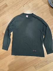Men’s Supreme X Independent F the Rest Dark Slate Navy Blue L/S T Shirt Tee Sz M