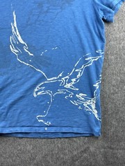 American Eagle Outfitters Mens Shirt Size Large Blue Tee Graphic Eagle Print