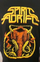 Spirit A Drift T-Shirt Size Unisex XL Demon Grunge Black Crew Neck V2
