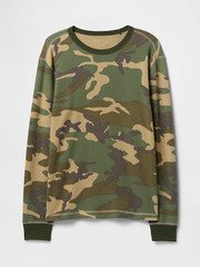NWT – GAP Men’s Camouflage Heavyweight Thermal Long Sleeve T-Shirt Sz M – $44