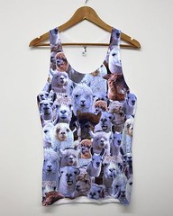 Llama All Over Print Vest Alpaca Singlet Funny Festival Urban Tank Top Men Women