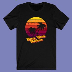 Santa Carla California Men’s Black T-shirt Size S-3XL