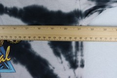 Def Leppard Shirt Mens Large Black White Tie Dye Animal Graphic Band Tee Rock