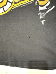 NHL Boston Bruins Shirt Vintage 90s Mens MED Hockey Salem Tag Single Stitch RARE