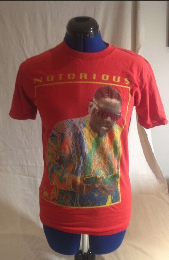 Brooklyn Mint Mens Sz S Notorious Big Biggie Smalls T-Shirt Graphic Rap Tee