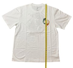 Niepce Lucky Twin Japanese Streetwear Embroidery T-shirt Koi Fish T-shirt Sz L