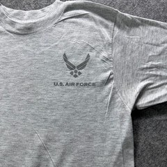 U.S. Air Force Shirt Mens XS Gray Logo Graphic Crewneck Cotton Jersey Blend