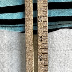 Hinano Tahiti Shirt L Black Striped Beer Surf Hawaii Pocket Waimea Pipeline 2952