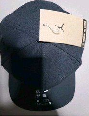 $73 NIKE AIR JORDAN JUMPMAN CREW T-SHIRT & PRO SNAPBACK SET BLACK WHITE sz M