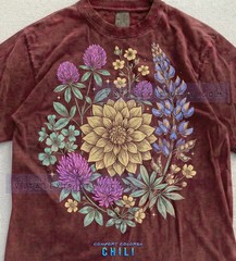 Vintage Floral Botanical Nature Plant Graphic Comfort Tee