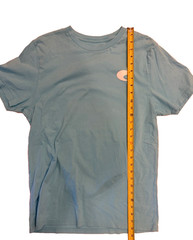 Costa Del Mar Men Large T-Shirt Teal Blue Born on the Water Graphic Tee Fishing