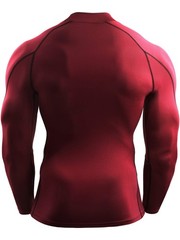 NELEUS Men’s Compression Shirts Dry Fit Long Sleeve Mock Neck Shirts,3 Pack,5…