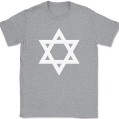 Star of David T-Shirt Hebrew Jewish Jewdism Religious Christian Israel Tee