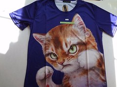 Fashion Cat Boy Girl 3D Graphing T Shirt Top Short Sleeve Casual Tee USA Seller!