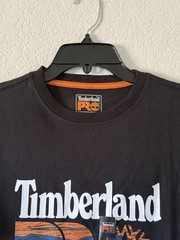 Men’s Timberland PRO Core Logo T-Shirt Athletic Fit Black NWT Men’s Size Small