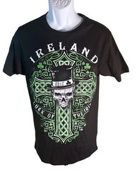 WAY TO CELEBRATE ST. PATRICKS DAY IRISH T-SHIRT Black Small