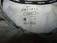 NIKE PRO DRI-FIT SLIM FIT GRAY ATHLETIC SHORT SLEEVE TEE SHIRT MENS SIZE S