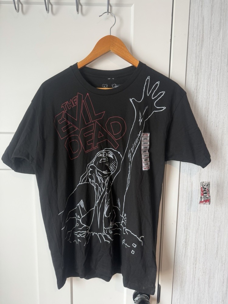 Vintage NWT 2006 EVIL DEAD Mighty Fine Mens Large 30 Years Of Punk Hot Topic Tag
