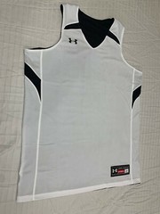 UNDER ARMOUR MENS ATHLETIC SLEEVELESS REVERSIBLE BASKETBALL JERSEY SHIRT SIZE L