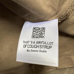 That’s A Awful Lot Of Cough Syrup Desto Dubb Men’s Graphic T-Shirt S Brown