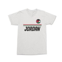 Jordanian Soccer Fans Olwan 9 Jersey Style 2-Sided Unisex T-Shirt