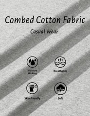 Men’s Casual Cotton Shirts Long Sleeve Crewneck Quick Dry Sport Plain T-Shirts