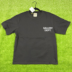 Gallery Dept. Black Crew Neck Short Sleeve Graphic Logo T-Shirt, Men’s M