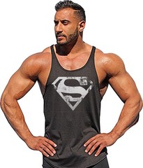 Man Of Steel Tank Top, Men’s Gym Shirt, Gym Tank, Racerback Tank, Gym Clothes