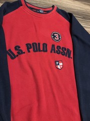 USPA Polo Association Longsleeve Mens Shirt Sz Large Vintage
