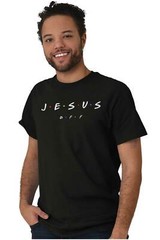 Retro Christian Faith Pop Culture Jesus BFF Womens or Mens Crewneck T Shirt Tee