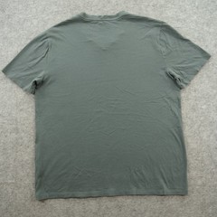Vince Shirt Mens Medium Gray V Neck Short Sleeve Pima Cotton Casual