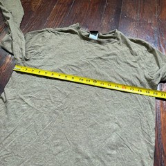 Patagonia Shirt Mens Medium Olive Green Long Sleeve Solid Base Hiking Gorp – EUC