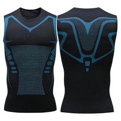 Singlets for Men Shaper Tank Top Compression Sleeveless Sports Muscle Tee Shirt