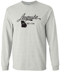 Augusta Georgia State T-Shirt Long Sleeve Graphic Tee Unisex Apparel Design