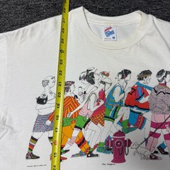Vintage 90s The Joggers Art to Wear Bruce Johnson T-Shirt XL Single Stitch