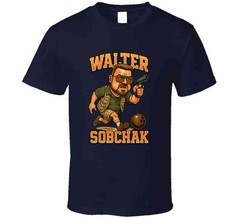 The Big Lebowski Walter Sobchak Retro 80’s Movie Caricature T Shirt