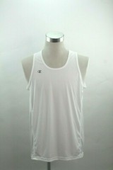 Champion Race Day Running Workout Singlet Mens Activewear White Tank Top ~2XL