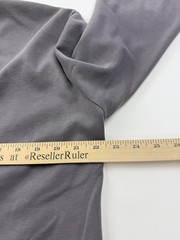 Uniqlo U Shirt Mens Large Gray AIRism Long Sleeve Tee Tagless Lightweight