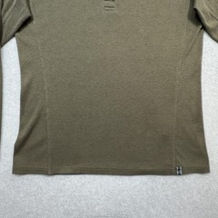 Kuhl Enticer Henley Shirt Men Medium Green Thermal Long Sleeve Stretch Baselayer