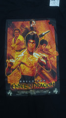 BRUCE LEE ENTER THE DRAGON POSTER T-SHIRT BLACK SIZE LARGE NEW