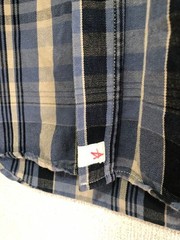 ALTAMONT Check Flannel Shirt Long Sleeve M Size